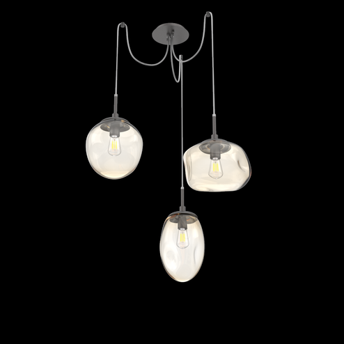 Cosmos Round 3pc Swag Multi-Pendant (Bulb) (1289|SCB0065-03-GP-A-C01-E2)