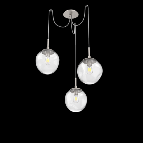 Aster Round 3pc Swag Multi-Pendant (Bulb) (1289|SCB0062-03-BS-C-C01-E2)