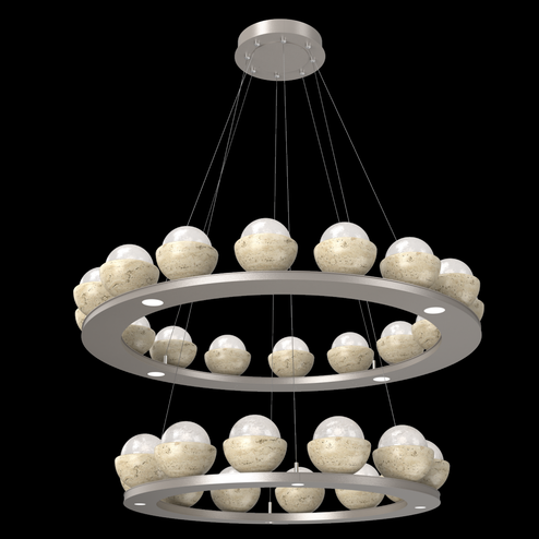 Cabochon Ring - Two-Tier (1289|CHB0093-2B-BS-WL-CA1-L1-TR)