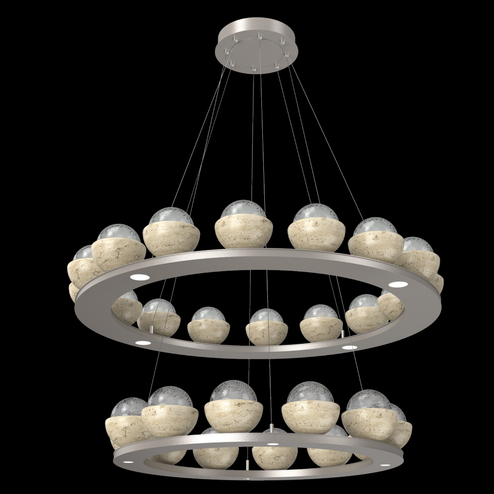 Cabochon Ring - Two-Tier (1289|CHB0093-2B-BS-S-CA1-L3-TR)