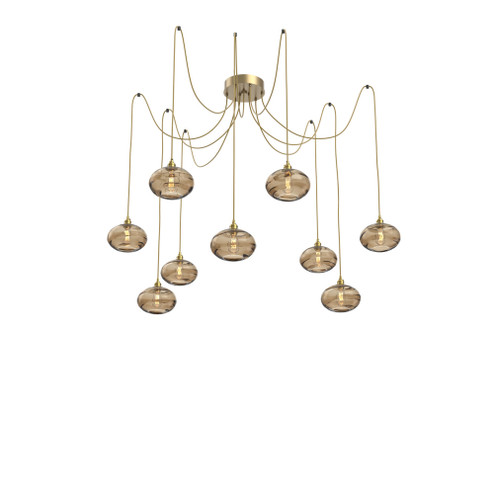 Coppa Round 9pc Swag Multi-Pendant (1289|SCB0036-09-GB-OB-C01-E2)