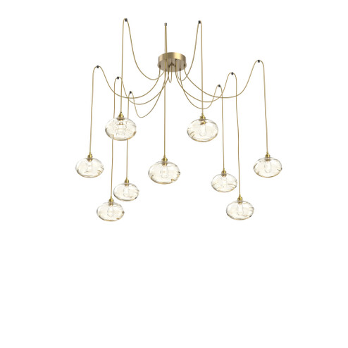 Coppa Round 9pc Swag Multi-Pendant (1289|SCB0036-09-GB-OA-C01-E2)