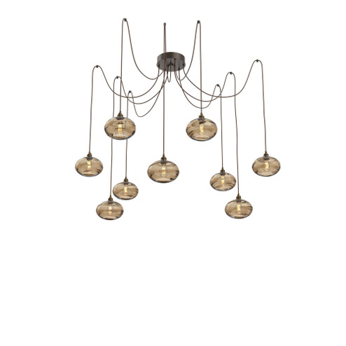 Coppa Round 9pc Swag Multi-Pendant (1289|SCB0036-09-FB-OB-C01-E2)