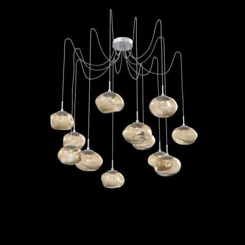 Nova Round 12pc Swag Multi-Pendant (LED) (1289|SCB0068-12-CS-FB-C01-L1)