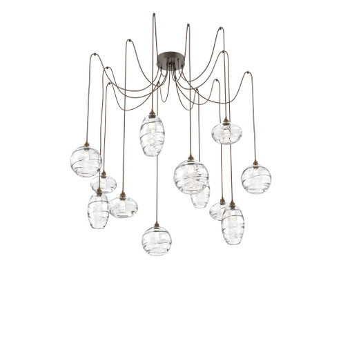 Misto Round 12pc Swag Multi-Pendant (1289|SCB0048-12-FB-OC-C01-E2)