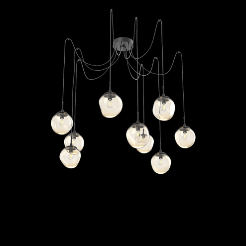 Aster Round 9pc Swag Multi-Pendant (Bulb) (1289|SCB0062-09-MB-A-C01-E2)