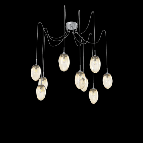 Meteo Round 9pc Swag Multi-Pendant (Bulb) (1289|SCB0063-09-CS-A-C01-E2)