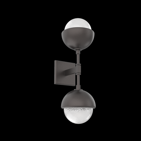 Cabochon Double Sconce (1289|IDB0093-02-GP-WL-L3-MS)