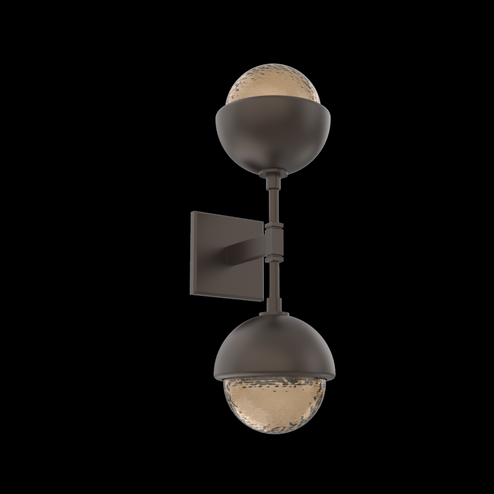 Cabochon Double Sconce (1289|IDB0093-02-FB-B-L3-MS)