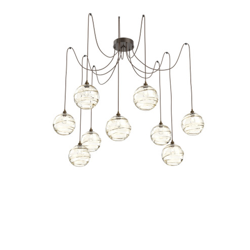 Terra Round 9pc Swag Multi-Pendant (1289|SCB0047-09-FB-OA-C01-E2)