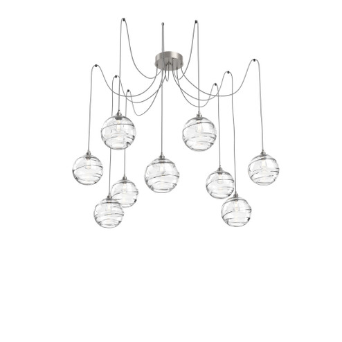 Terra Round 9pc Swag Multi-Pendant (1289|SCB0047-09-BS-OC-C01-E2)