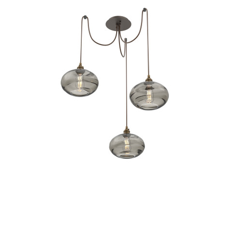 Coppa Round 3pc Swag Multi-Pendant (1289|SCB0036-03-FB-OS-C01-E2)