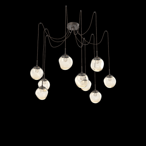 Aster Round 9pc Swag Multi-Pendant (LED) (1289|SCB0066-09-FB-FA-C01-L1)