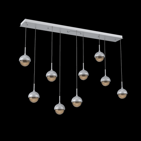 Cabochon Linear 9pc Multi-Pendant (1289|PLB0093-09-CS-B-C01-L3-MS)