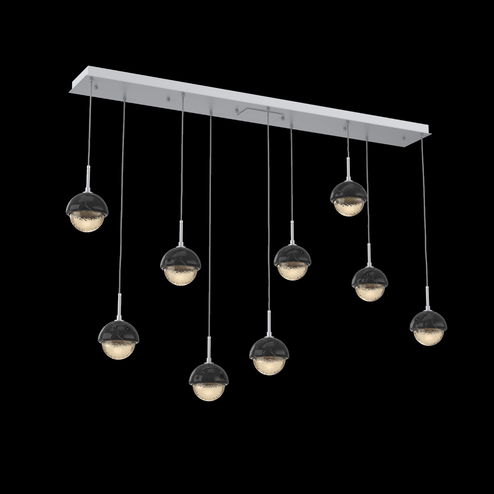 Cabochon Linear 9pc Multi-Pendant (1289|PLB0093-09-CS-A-C01-L3-BM)