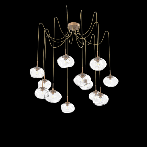 Nova Round 12pc Swag Multi-Pendant (Bulb) (1289|SCB0064-12-NB-C-C01-E2)