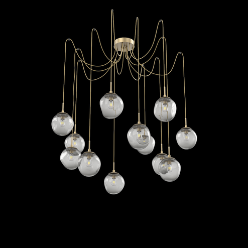 Aster Round 12pc Swag Multi-Pendant (Bulb) (1289|SCB0062-12-GB-S-C01-E2)