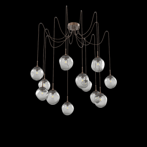 Aster Round 12pc Swag Multi-Pendant (Bulb) (1289|SCB0062-12-BB-S-C01-E2)
