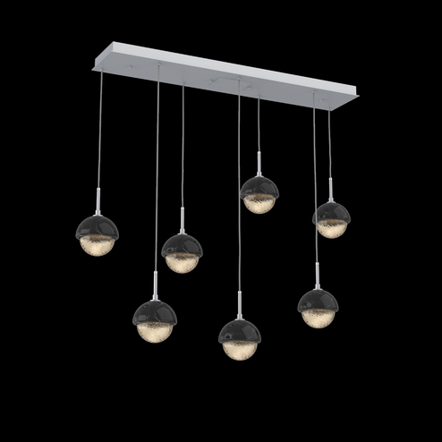 Cabochon Linear 7pc Multi-Pendant (1289|PLB0093-07-CS-A-C01-L1-BM)