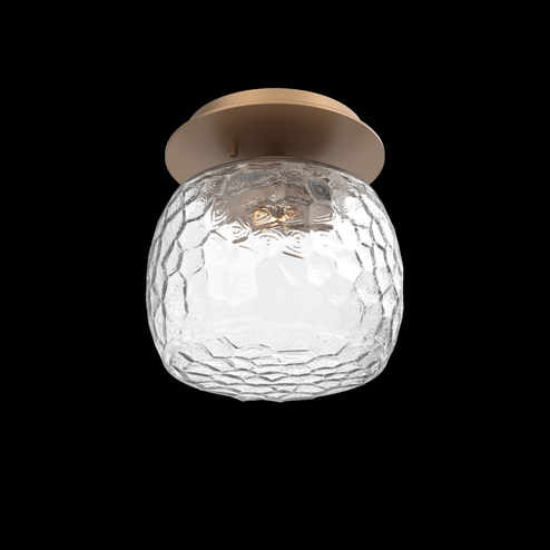 Single Glass Sconce & Flush Mount - Vessel (1289|SMB0091-01-NB-C-L3)