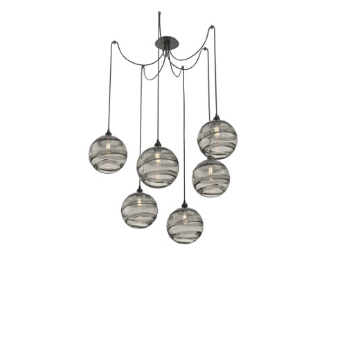 Terra Round 6pc Swag Multi-Pendant (1289|SCB0047-06-MB-OS-C01-E2)