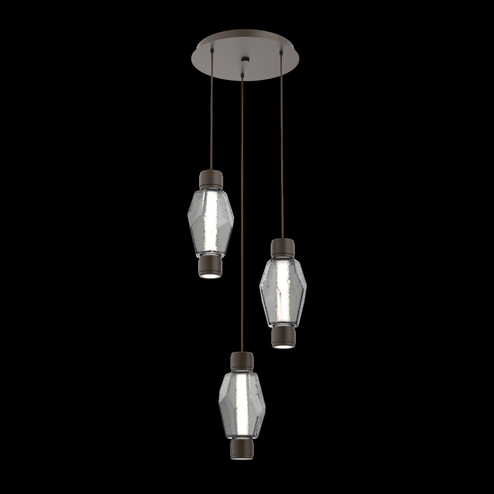 Mandrel Round 3pc Multi-Pendant - Gem (1289|CHB0039-D3-FB-S-C01-L3)