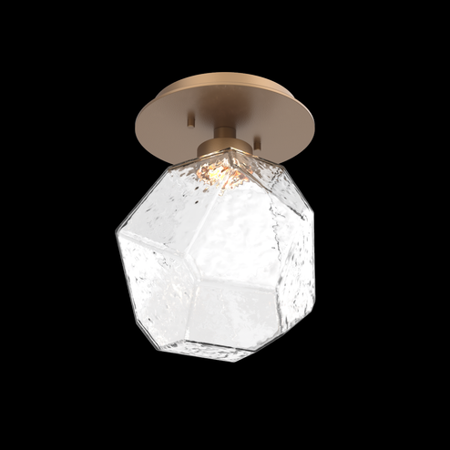 Single Glass Sconce & Flush Mount - Gem (1289|SMB0039-01-NB-C-L3)