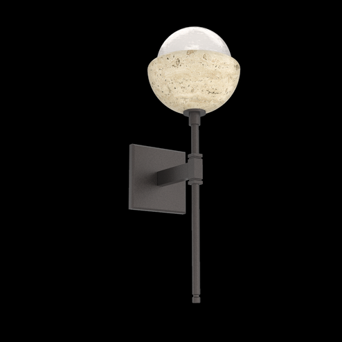 Cabochon Belvedere Sconce (1289|IDB0093-03-GP-WL-L3-TR)
