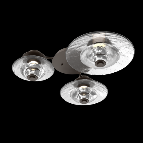 Hub & Spoke - Cirrus - 3pc (warm glass and cast glass) (1289|SMB0098-H3-FB-CG-L3)
