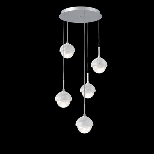 Cabochon Round 5pc Multi-Pendant (1289|CHB0093-05-CS-WL-C01-L3-WM)