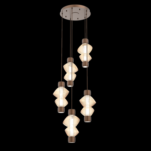 Mandrel Round 5pc Multi-Pendant - Mesa (1289|CHB0089-D5-BB-A-C01-L3)