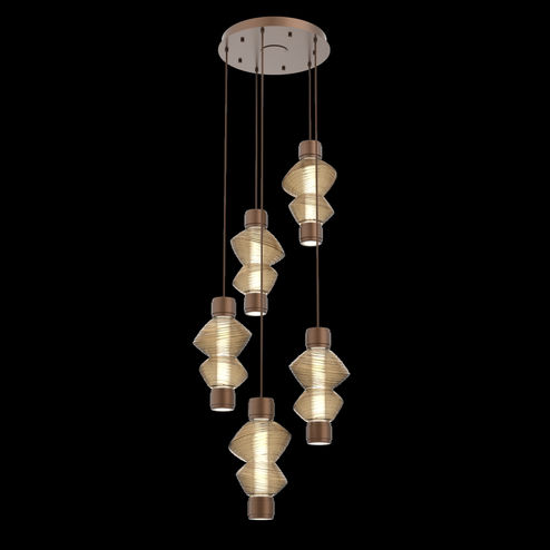 Mandrel Round 5pc Multi-Pendant - Mesa (1289|CHB0089-D5-BB-B-C01-L3)