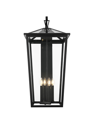 Wall sconce W16'' E18'' H33'' L4 Black (758|OD334W33BK)