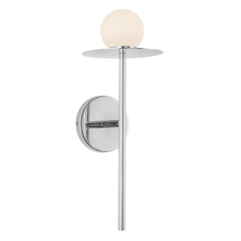 Elixir 16-in Chrome Damp-Rated Dimmable LED Wall Sconce (461|WS15506-CH-UNV)