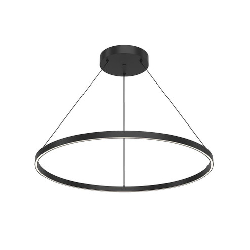 Cerchio 36-in Black LED Pendant (461|PD87736-BK-UNV-010)