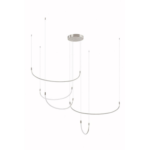 Talis 70-in Brushed Nickel LED Multi Pendant (461|MP89570-BN-UNV)