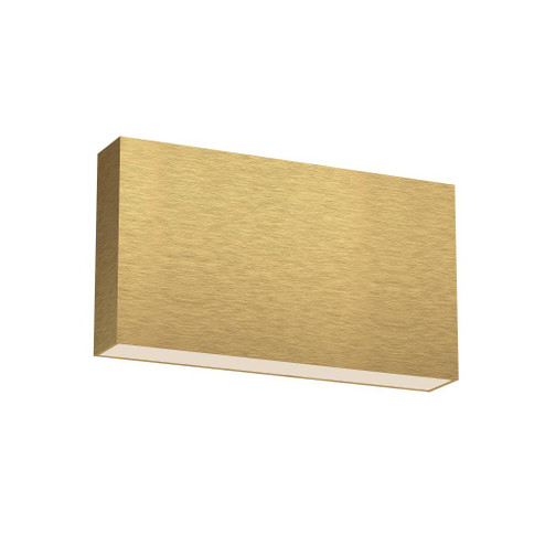 Mica 10-in Brushed Gold LED Wall Sconce (461|AT6610-BG-UNV)