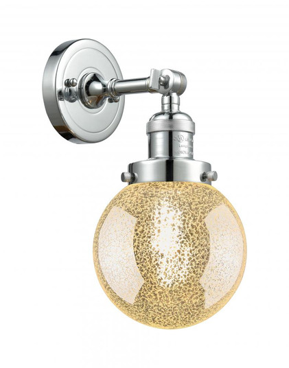 Beacon - 1 Light - 6 inch - Polished Chrome - Adjustable Sconce (3442|203-PC-G208-6)