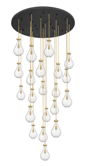 Owego - 21 Light - 48 inch - Brushed Brass - Multi Pendant (3442|148BK-451-1P-BB-G451-7CL)