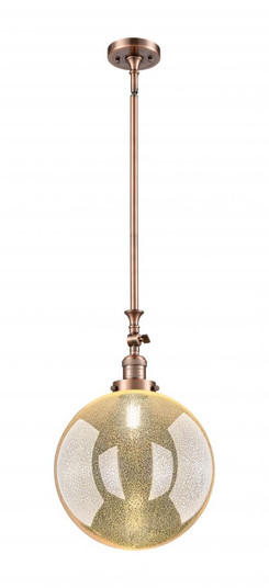 Beacon - 1 Light - 12 inch - Antique Copper - Stem Hung - Adjustable Mini Pendant (3442|206-AC-G208-12)