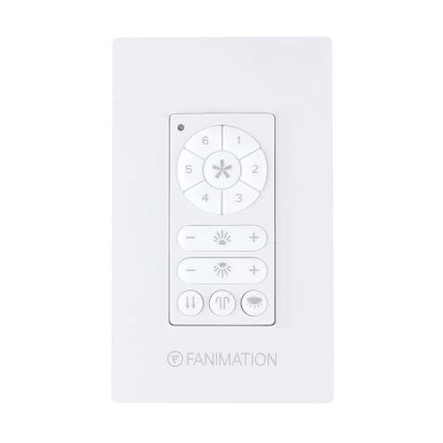 Ceiling Fan Wall Control - 6 Speed DC Motor Fan and Uplight/Downlight - White (90|TW407)
