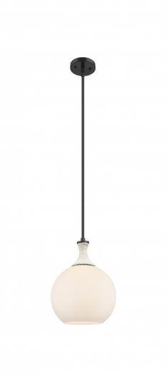 Astor - 1 Light - 10 inch - Matte Black - Mini Pendant (3442|415-1SR-BK-G121-10)