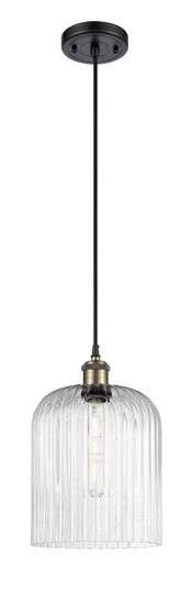 Bridal Veil - 1 Light - 5 inch - Black Antique Brass - Cord hung - Mini Pendant (3442|516-1P-BAB-G559-8SDY)