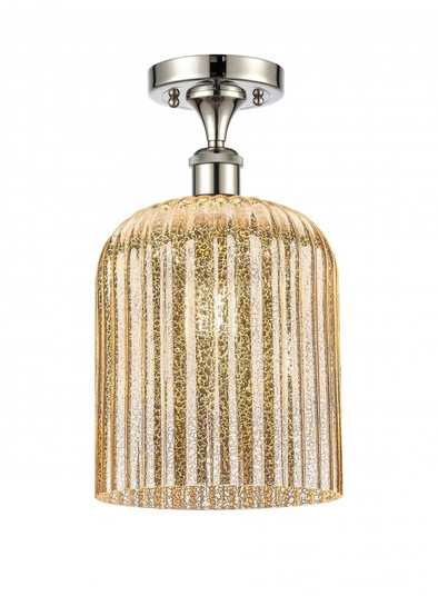 Bridal Veil - 1 Light - 5 inch - Polished Nickel - Semi-Flush Mount (3442|516-1C-PN-G559-8ME)