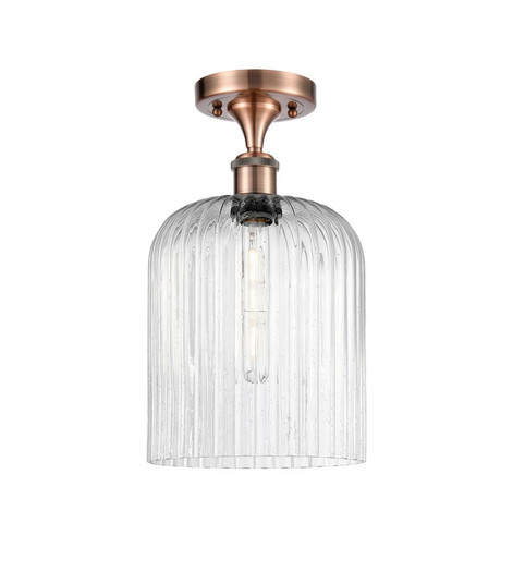Bridal Veil - 1 Light - 5 inch - Antique Copper - Semi-Flush Mount (3442|516-1C-AC-G559-8SDY)