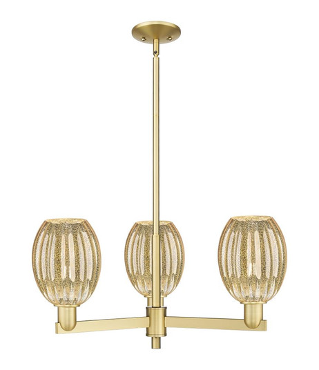 Preston Bulb - 3 Light - 18 inch - Satin Gold - Pendant (3442|716-3CR-SG-G459-6ME)