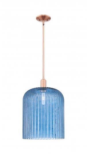 Bridal Veil - 1 Light - 12 inch - Antique Copper - Mini Pendant (3442|716-1S-AC-G559-12BL)