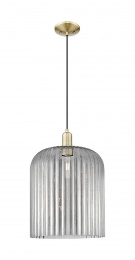 Bridal Veil - 1 Light - 12 inch - Antique Brass - Cord hung - Mini Pendant (3442|716-1P-AB-G559-12SM)