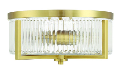 Whittley 3 Light Flushmount in Satin Brass (20|60183-SB)