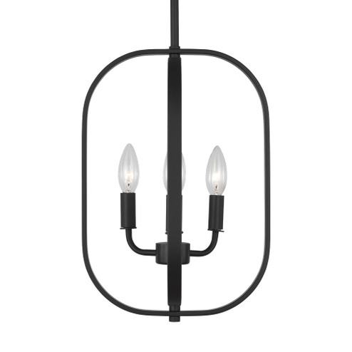 Loretto Three Light Chandelier (38|GLC1293MBK)